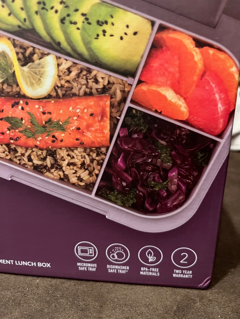 Bentgo Modern Leak-Resistant Lunch Box - Purple - Picture 6 of 7